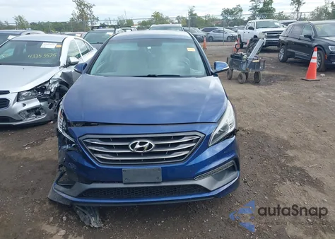 2015 Hyundai Sonata Sport из США, поврежденный, VIN 5NPE34AF0FH076028